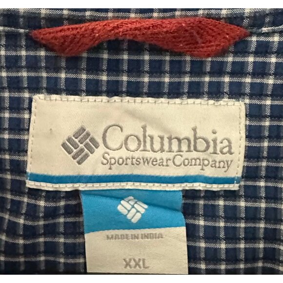 Columbia Plaid L/S Button Down Outdoor Shirt Mens 2XL XXL - Picture 5 of 5